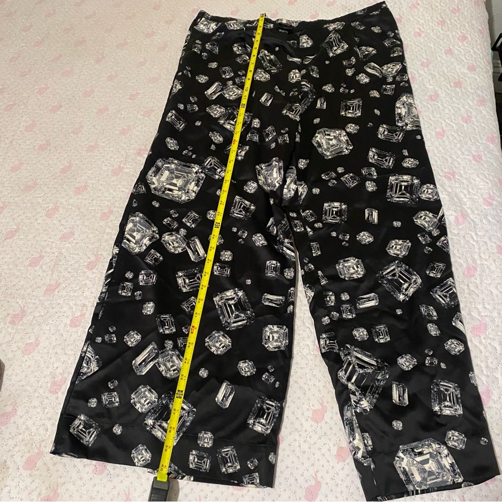 Soma Black and White Abstract Lounge Pants Size L - Picture 6 of 15